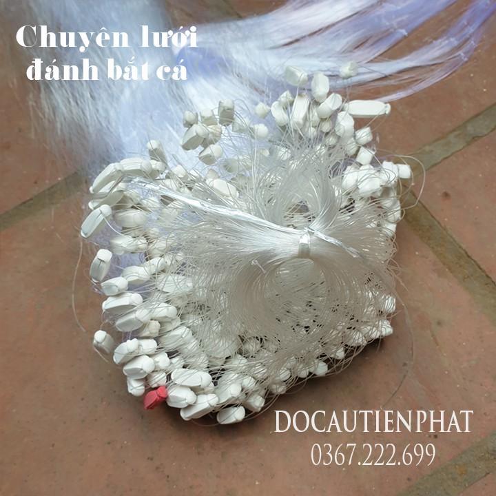 Lưới đánh cá ba màn sợi thái mắt 12cm cao 1m2 dài 80m