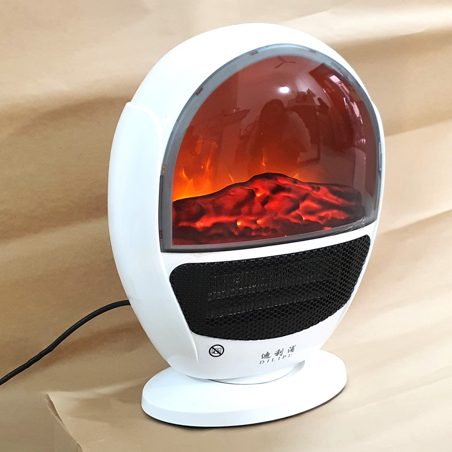 Máy sưởi ấm kèm màn hình 3D GH-906 làm ấm và thổi gió 1500W để bàn sang trọng