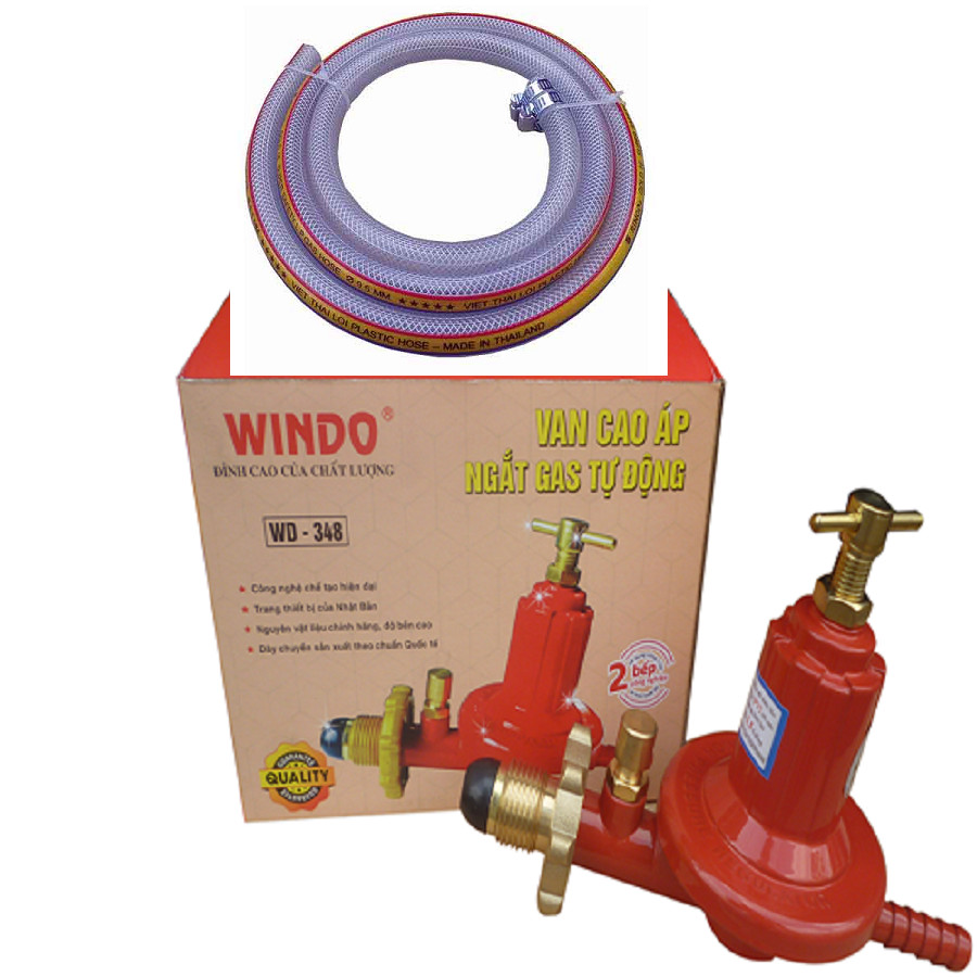 Hình ảnh Bộ Van gas cao áp cao cấp WINDO dùng cho bếp công nghiệp (bếp khè)- Hàng chính hãng