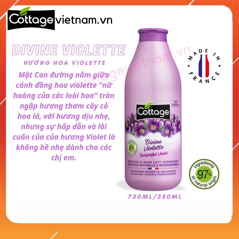 - Sữa tắm Cottage chính hãng của Pháp