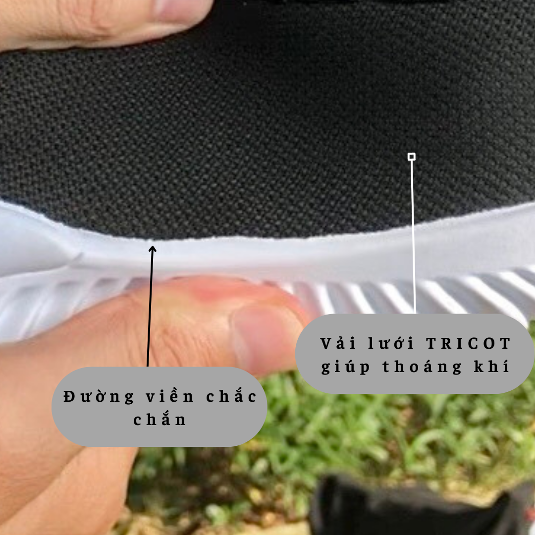 Giày thể thao nam siêu nhẹ, siêu ôm chân đế cao su Lava siêu nhẹ. Thiết kế và hoàn thiện thủ công tại xưởng.