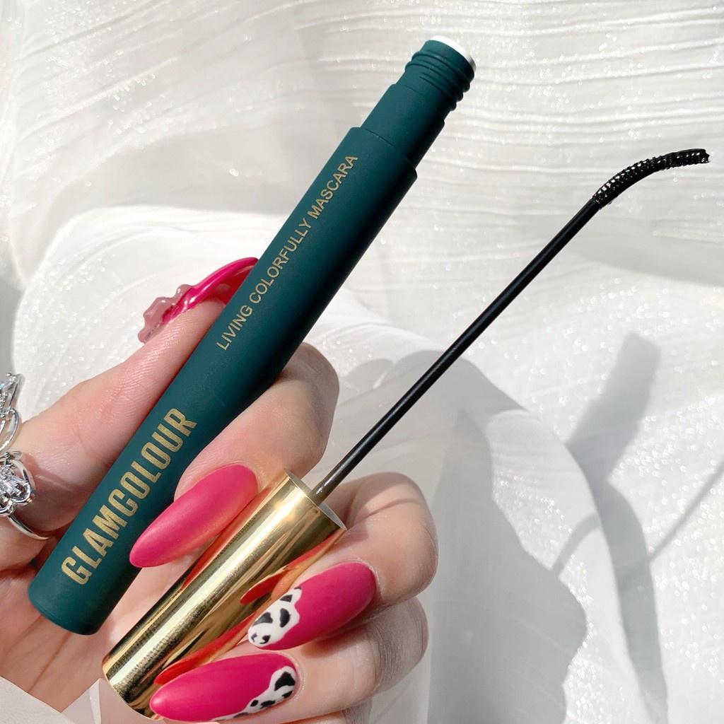 Mascara đầu mảnh chải mi trên và dưới cong dày tự nhiên GlamColour Hanru