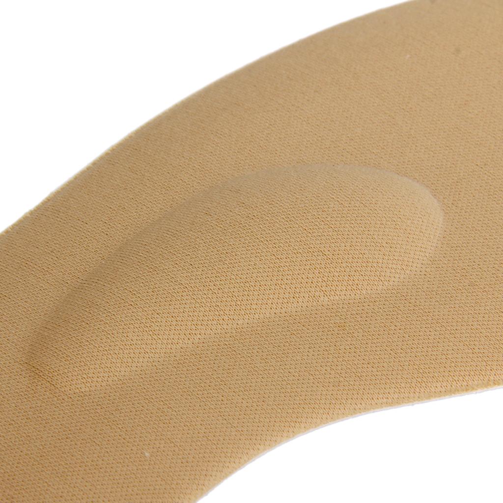 Elastic Memory Sponge Arch Support 3/4 Length Massage Insoles Beige