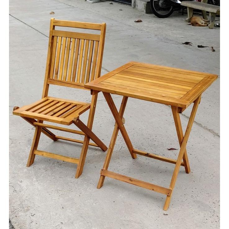 Bộ Bàn Gỗ Tràm Cao 70cm