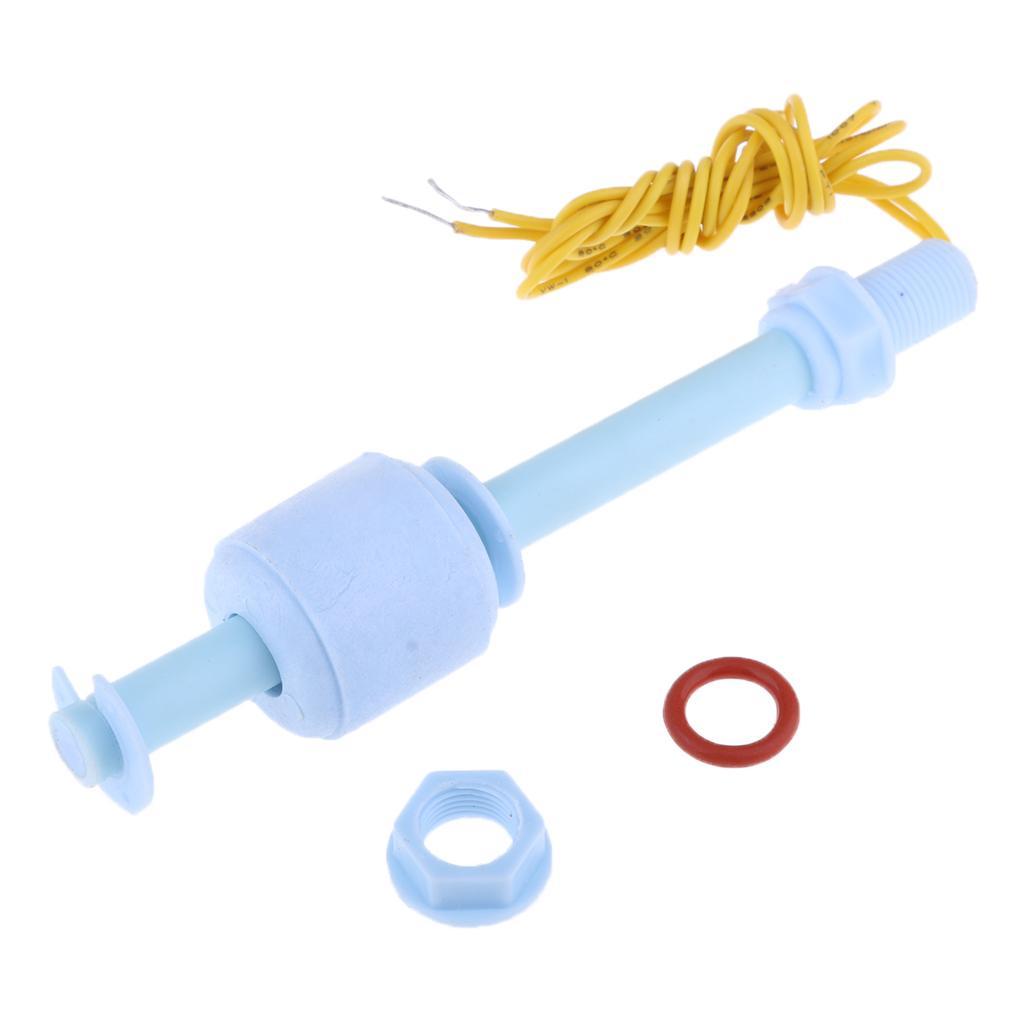 M10*100MM PP Tank Pool Water Level Liquid Sensor Vertical Float Switch 100V