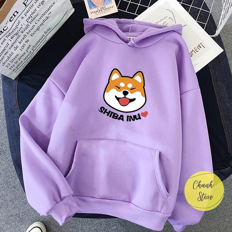 Áo Hoodie Unisex Shiba Inu <3
