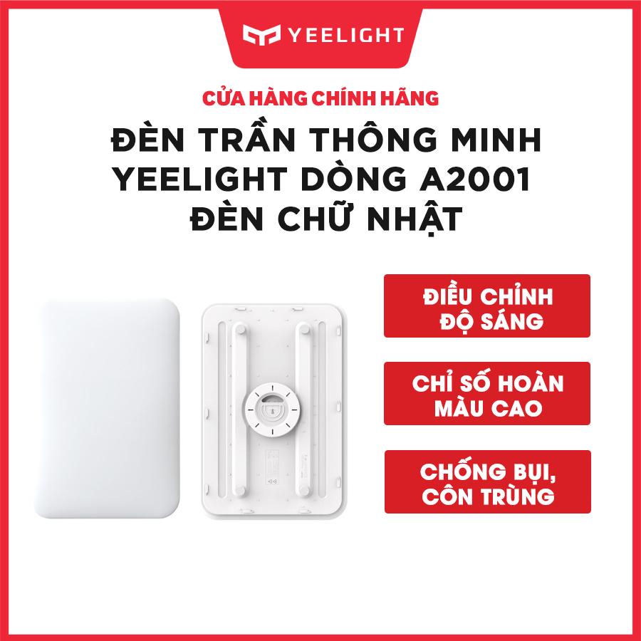 Đèn led ốp trần dòng Yeelight A2001R900 đèn chữ nhật, chế độ ánh sao, hỗ trợ Homekit