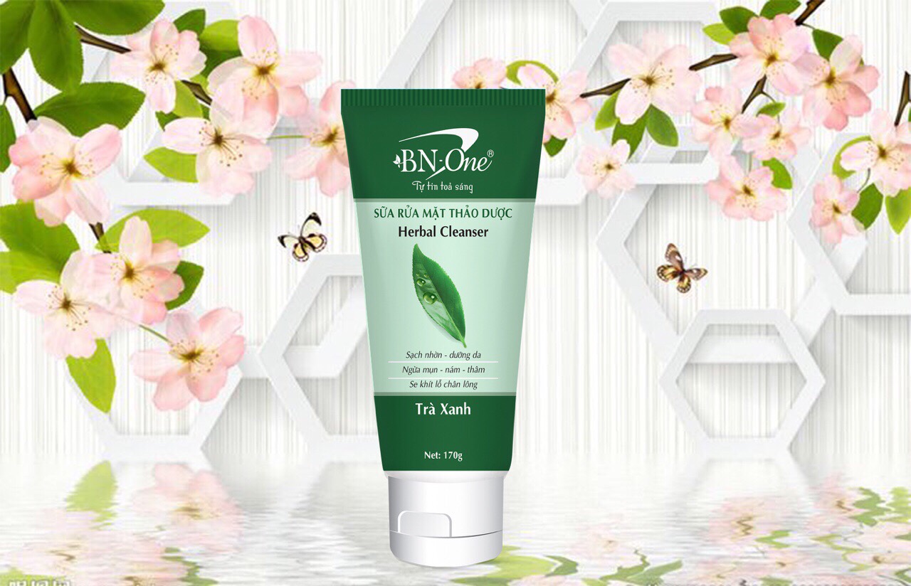 Sữa rửa mặt Thảo dược Trà xanh BN ONE