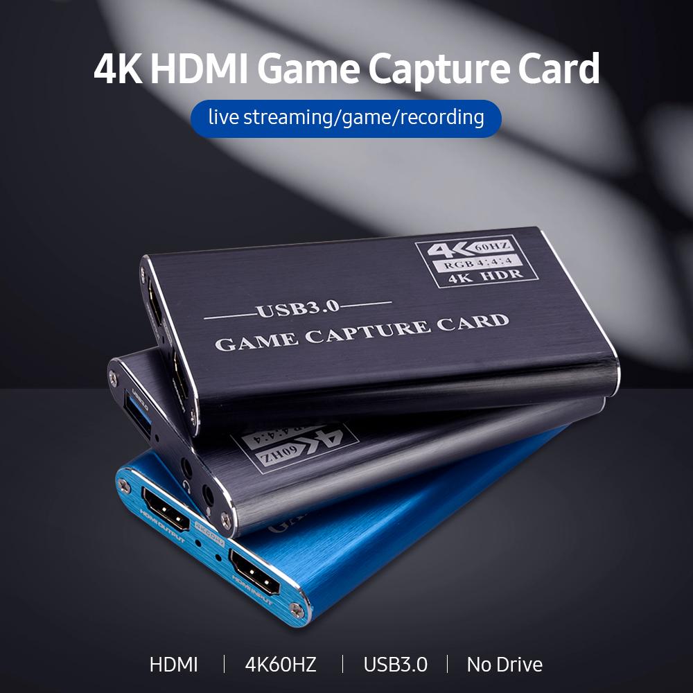 Bộ chuyển đổi ghi âm máy ảnh PS4 NK-S41 HDMI Game Capture Card USB3.0 Capture HDMI 4Kp60