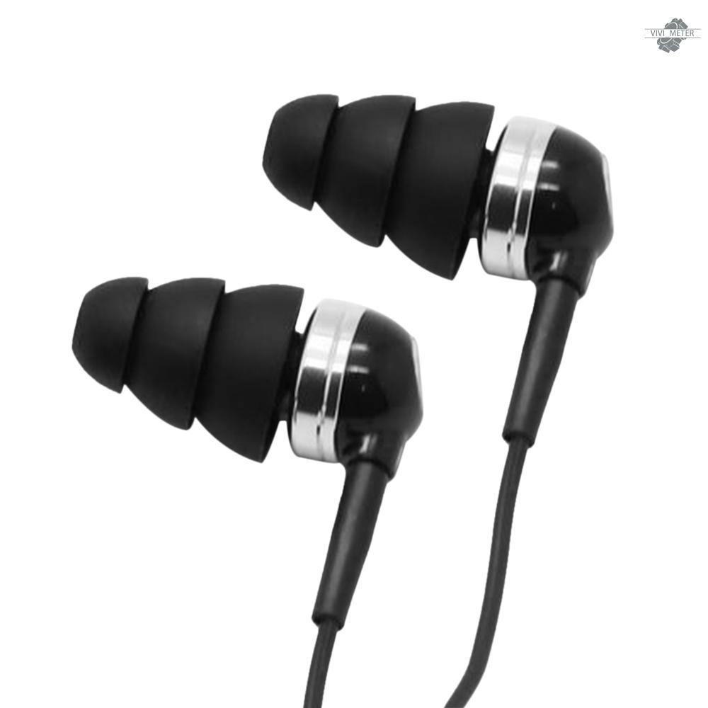 Set 3 Cặp Nút Tai Nghe Nhét Tai 6 Lớp Bằng Silicon Nhiều Màu Sắc