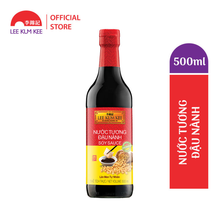 Nước tương Lee Kum Kee Soy Sauce làm từ đậu nành không biến đổi gen có thể dùng chay