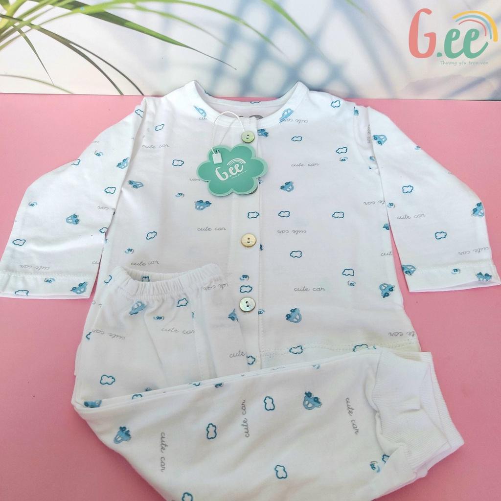 Quần Áo Sơ Sinh Bé Trai Bé Gái Dài Tay Set Bộ Đồ Em Bé Trẻ Em Họa Tiết Dễ Thương Vải Cotton Mềm Mịn, Thấm Hút Mồ Hôi