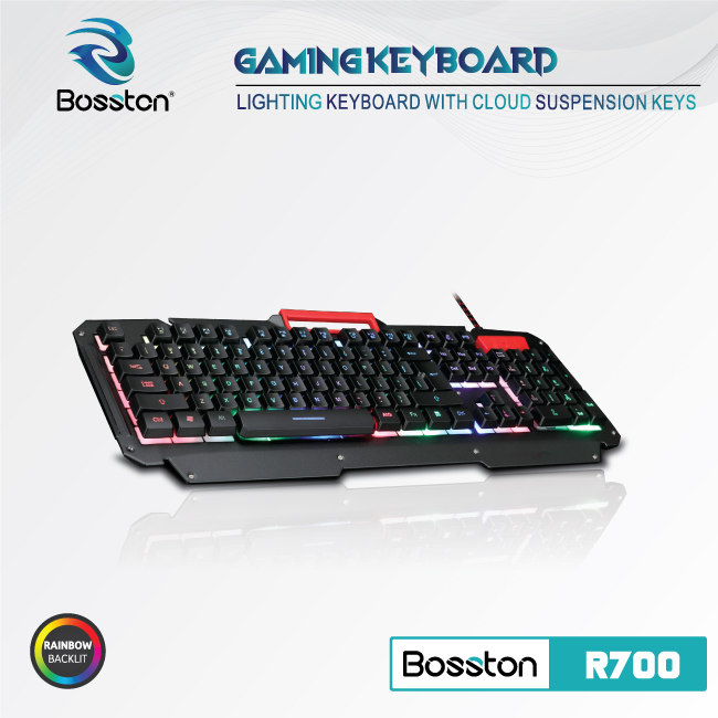 Bàn phím giả cơ Bosston R700 LED Gaming - HÀNG CHÍNH HÃNG - JL