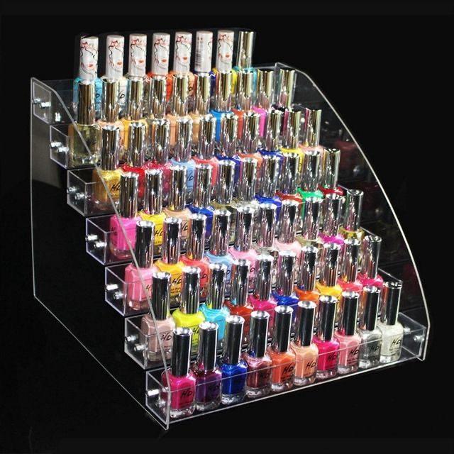 Kệ mica trưng bày sơn móng tay, kệ đựng đồ nail
