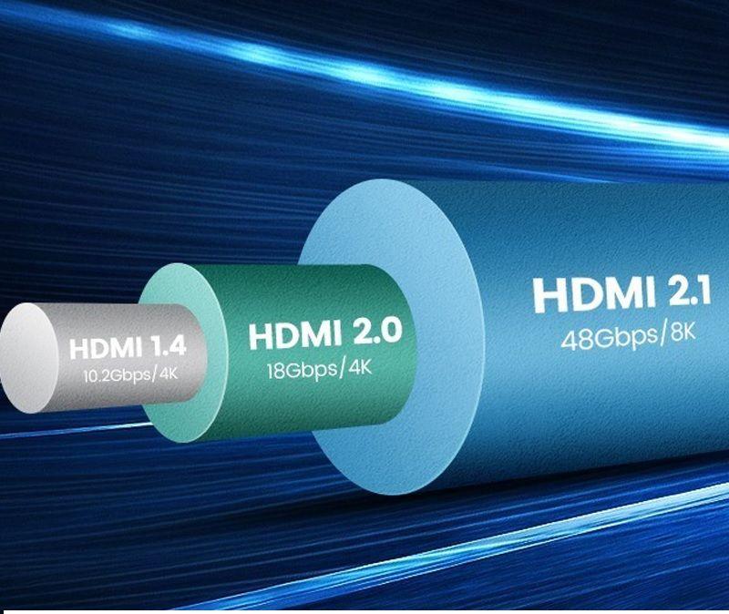 Ugreen UG70325HD136TK 3M 2.0 4K 60Hz 18Gbps màu đen Cáp HDMI chống nhiễu độ phân giải Cao - HÀNG CHÍNH HÃNG