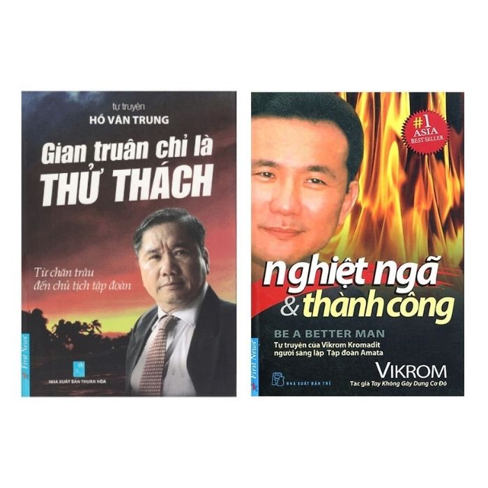 Combo 2 cuốn sách: Gian Truân Chỉ Là Thử Thách + Nghiệt Ngã Và Thành Công