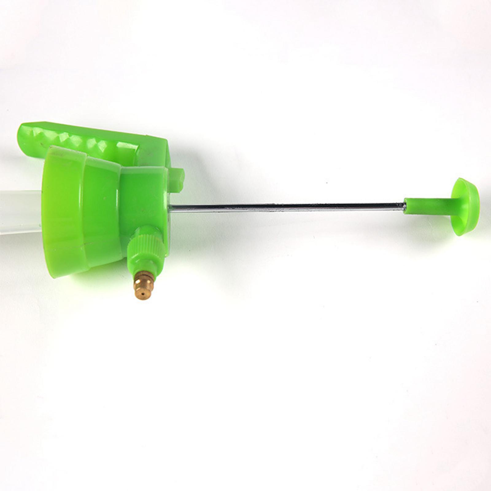 Manual Garden Sprayer Hand Pressure Pump Sprayer Adjustable Brass Nozzle 0.5 Gal 2L