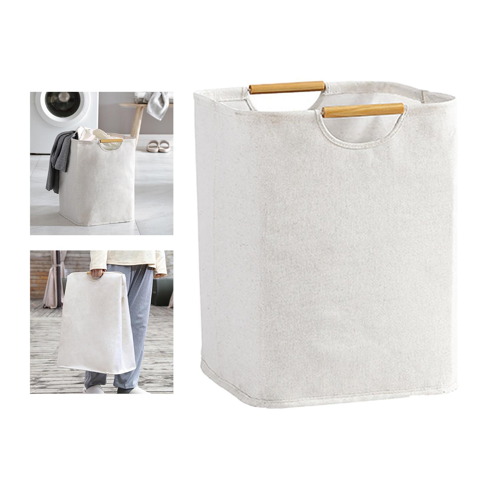 Portable Laundry Basket Waterproof Cloth Laundry Washing Hamper Storage S