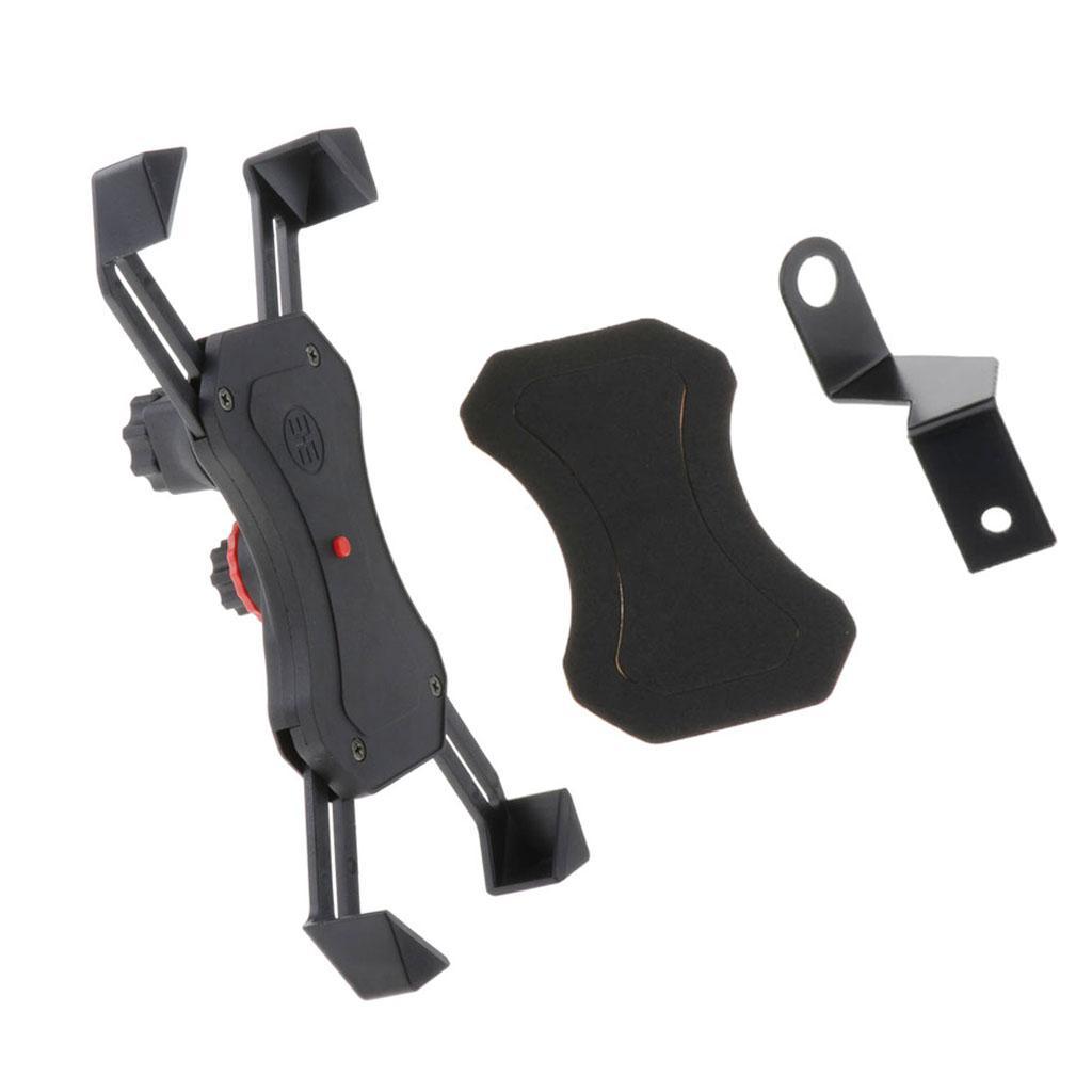 Motorcycle Holder Air Vent Bracket Mobile Phone Holder with Grip