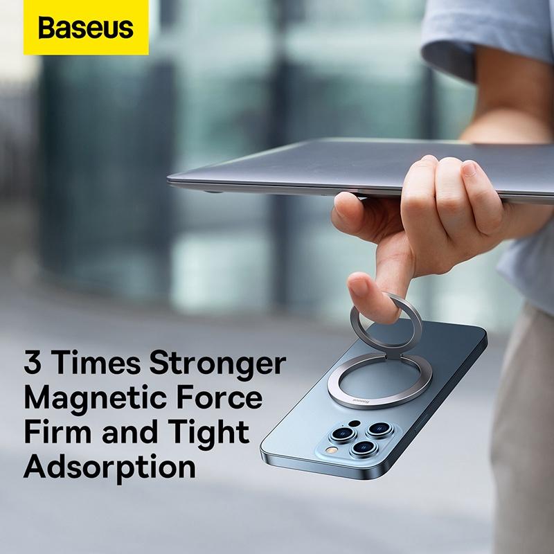 Giá Đỡ Vòng Kim Loại Có Thể Gập Lại Baseus Halo Series Foldable Metal Ring Stand