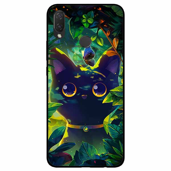 Ốp lưng dành cho Huawei Nova 3e mẫu Mèo Đeo Lục Lạc