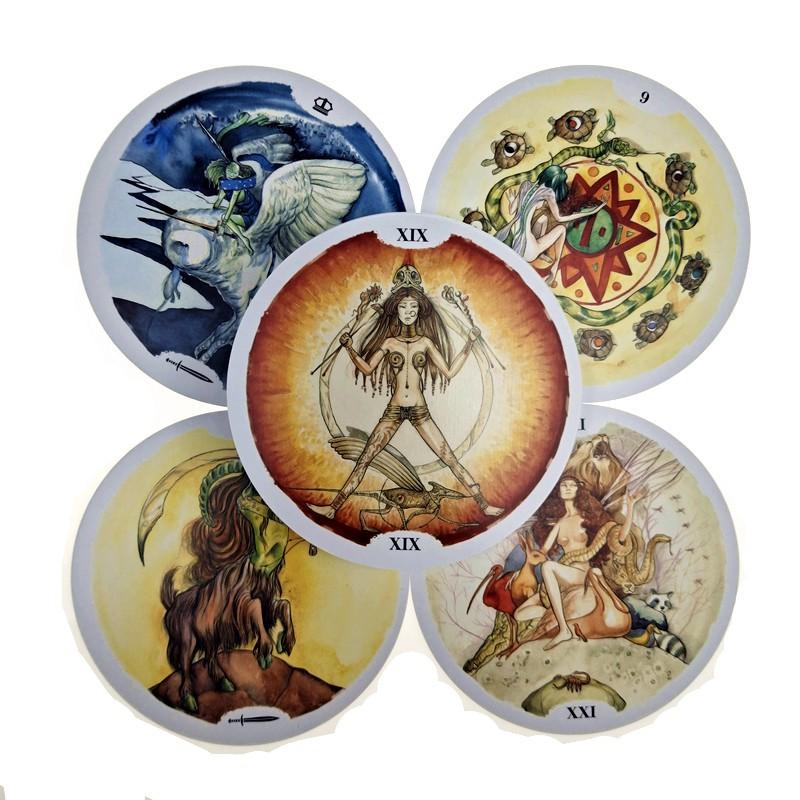 Bài Tarot Circle Of Life Tarot Tặng Đá Thanh Tẩy