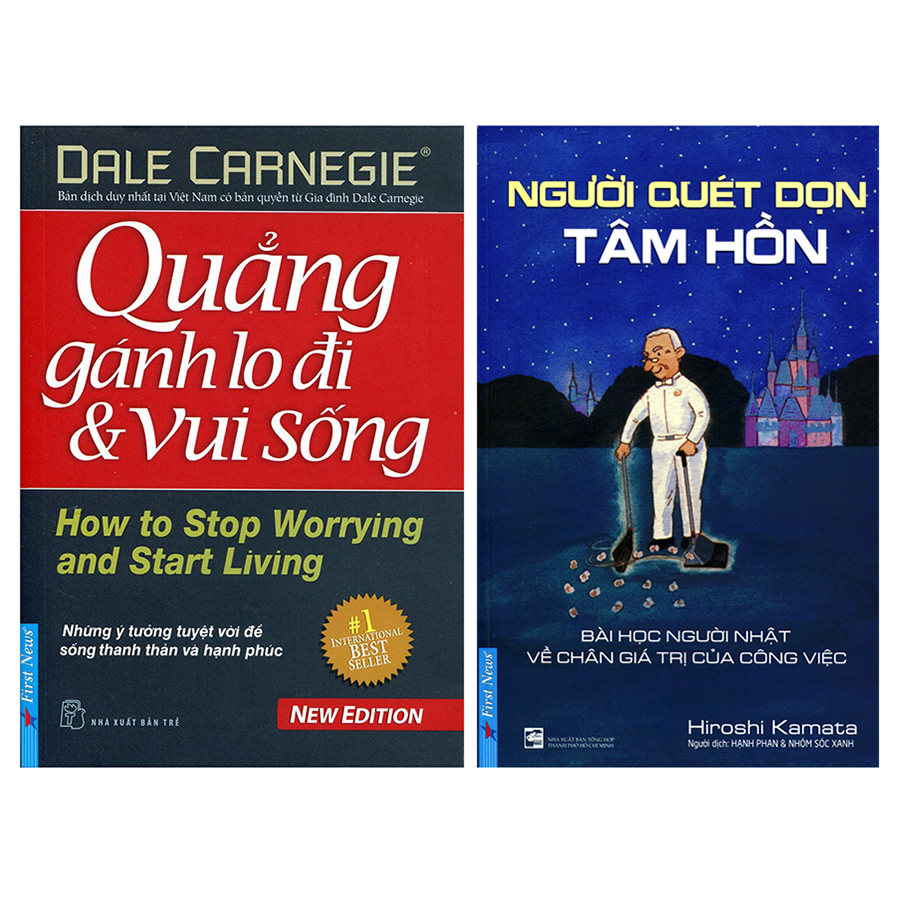 Combo Người Quét Dọn Tâm Hồn + Quẳng Gánh Lo Đi Và Vui Sống (2 Cuốn)