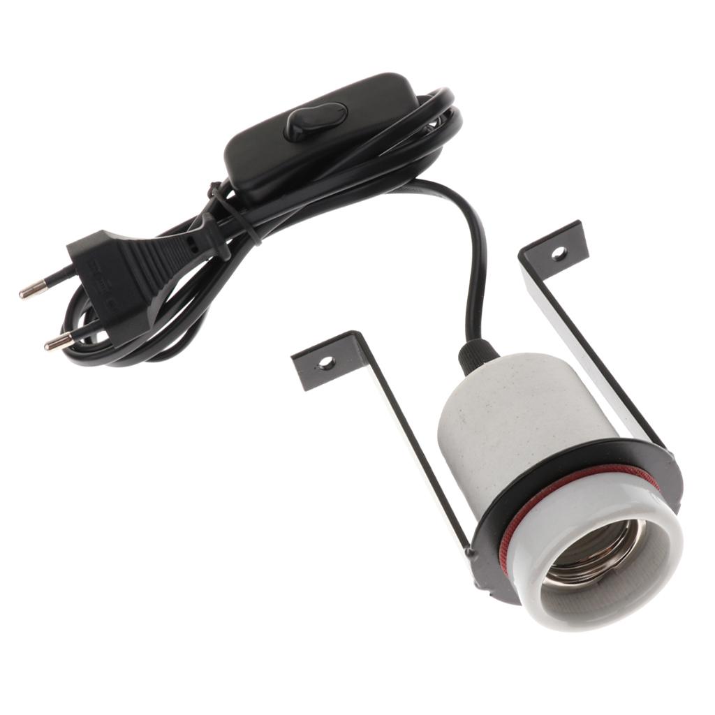 Reptile Turtle Amphibian Lamp Holder, Bearded Dragon Lizard Heat Bulb Socket