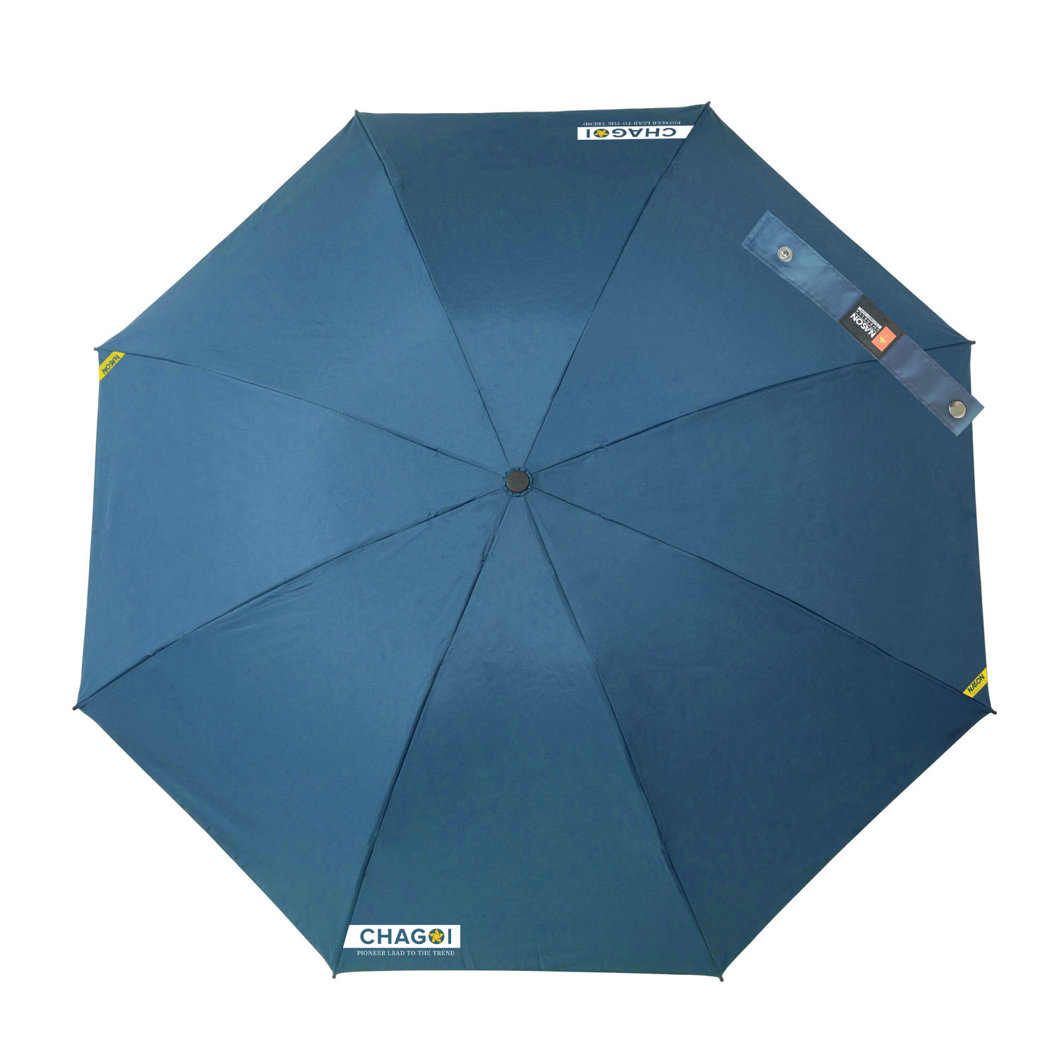 Dù tự động gấp gọn Nason Umbrella Chagoi cán gỗ hiếm, khắc tên, logo dát vàng, dù gấp gọn che nắng che mưa chống tia UV