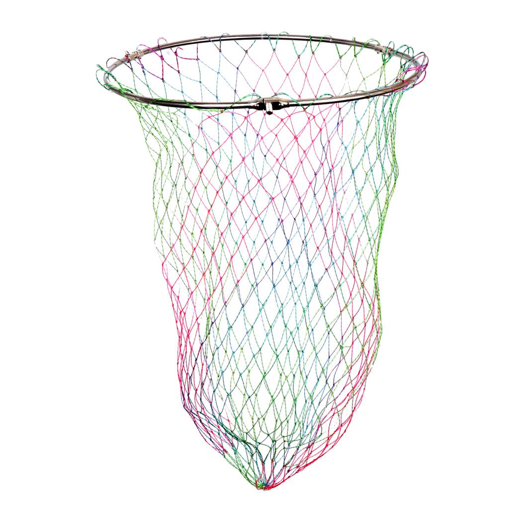 Folding Nylon Mesh Landing Net Head Diameter: 40cm / 50cm