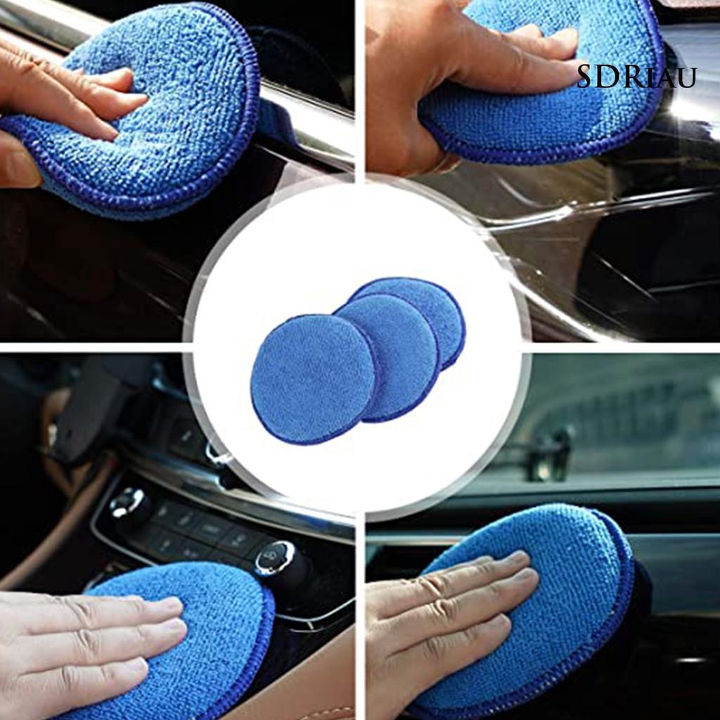 MICROFIBER Set 10 Miếng Bông Vệ Sinh Xe Hơi Tiện Lợi