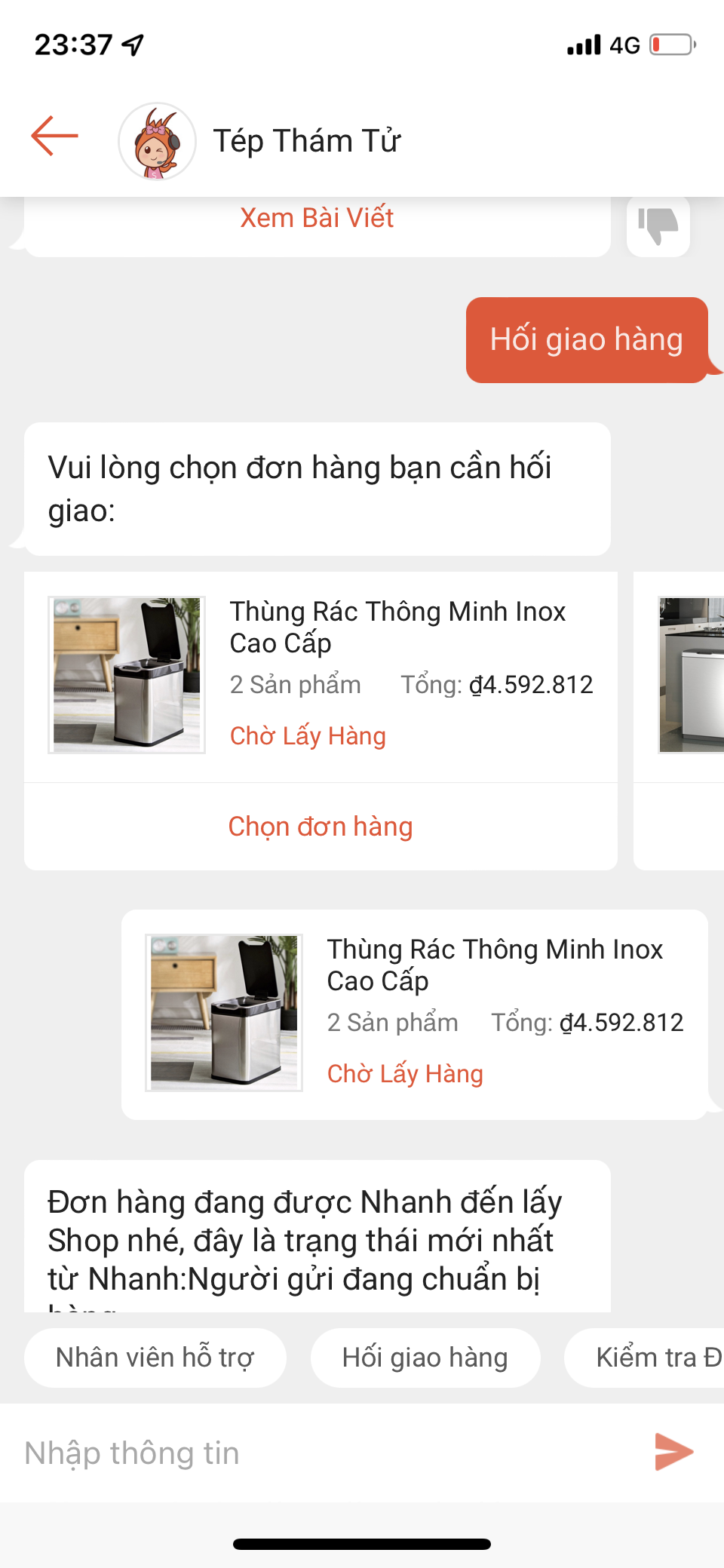 Thùng Rác Thông Minh 40L