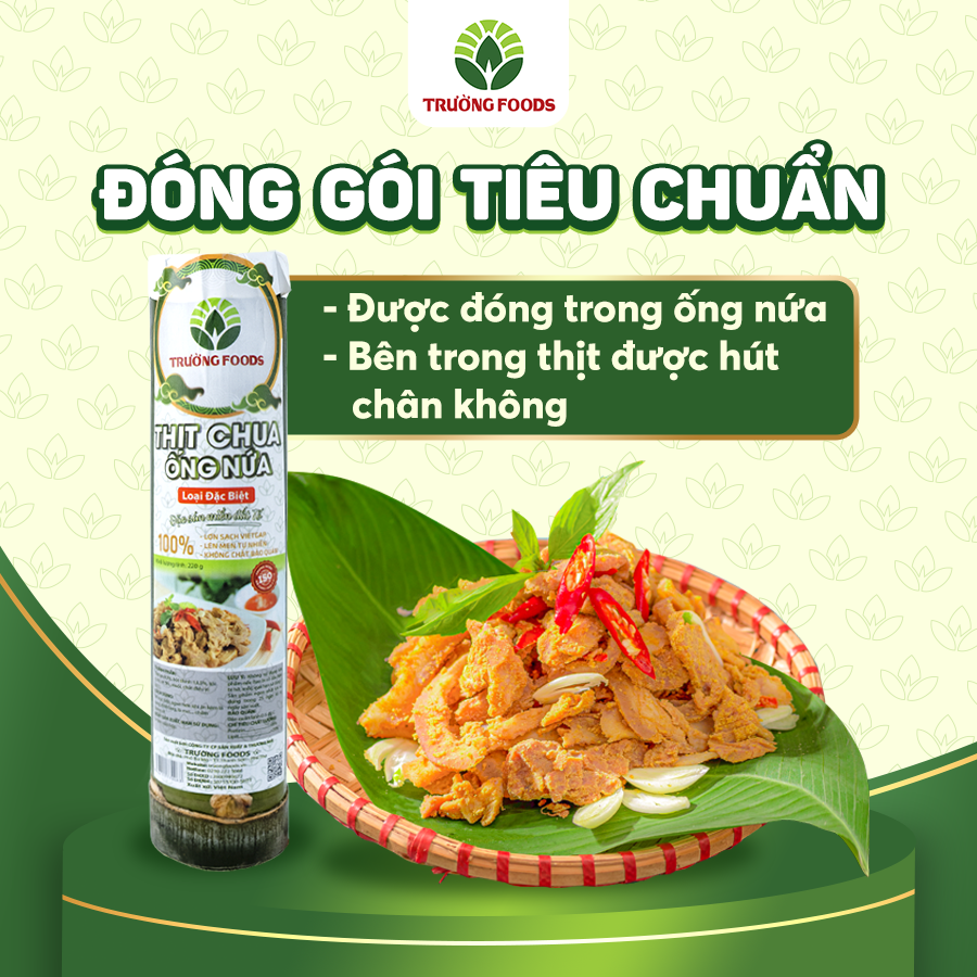 Thịt chua ống nứa Đặc Biệt - Thịt chua Trường Foods 180g