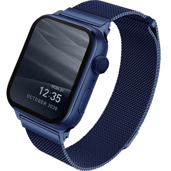 HÀNG CHÍNH HÃNG - Dây dành cho Apple Watch UNIQ Dante Mesh Steel Strap Dành Cho Series 1/8/SE Bền Bỉ Thiết Kế Sang Trọng Độc Lạ