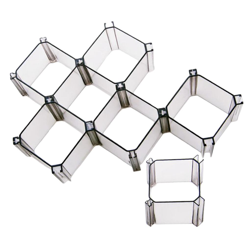 12pcs DIY Honeycomb Closet Organizer Drawer Dividers Partition Cabinet Boxes