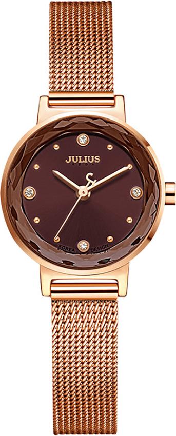 Đồng Hồ Nữ Julius Dây Thép JA-917D JU1148 (Nâu)