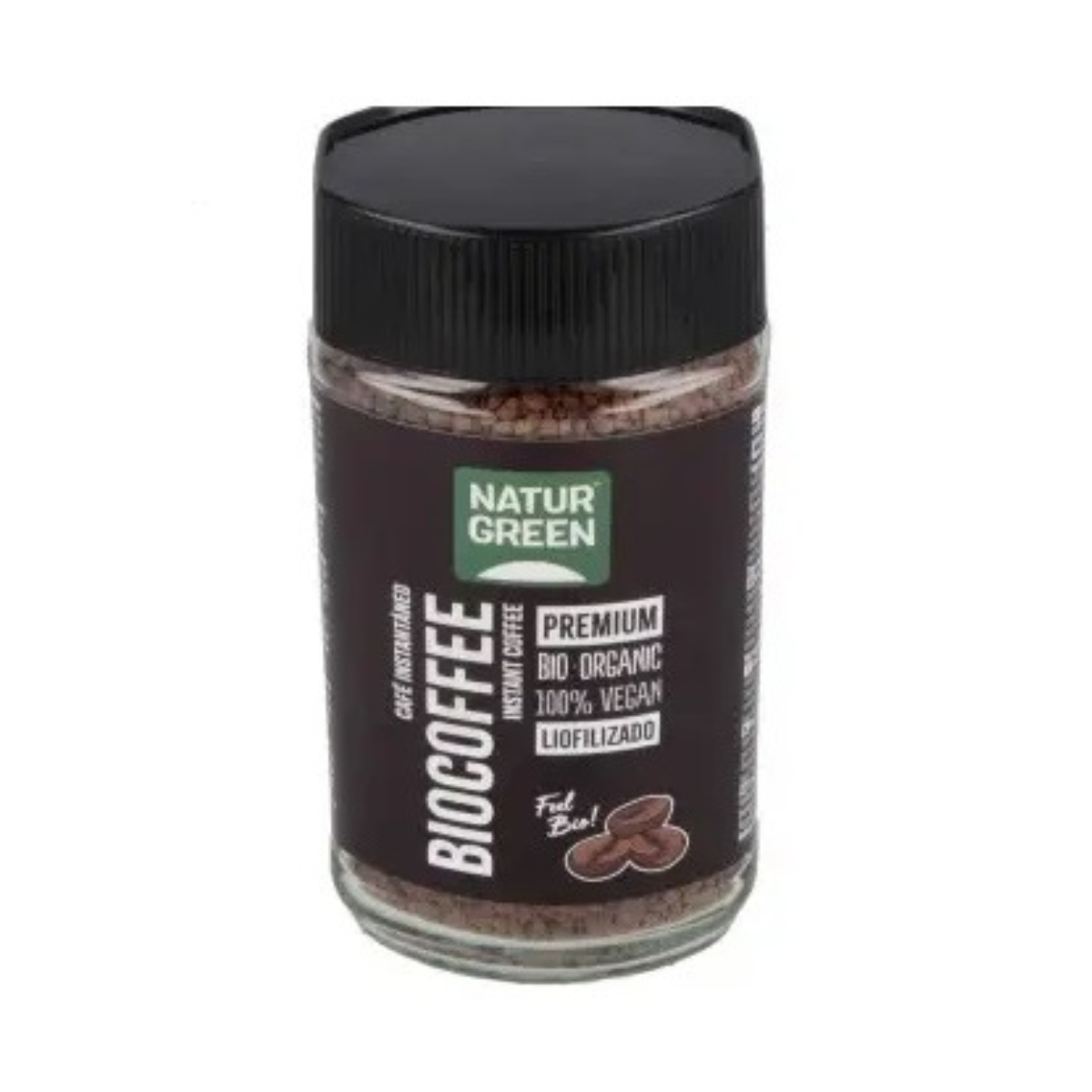 Cà phê hòa tan nguyên chất hữu cơ 100gr - NaturGreen