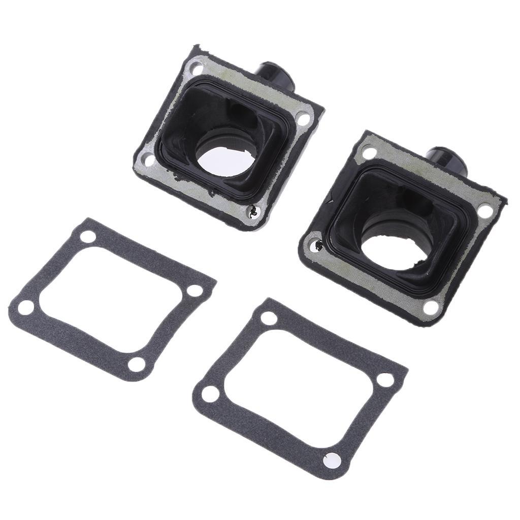 2 Pieces Carburetor Interface Adapter Intake Manifold Rubber Interface