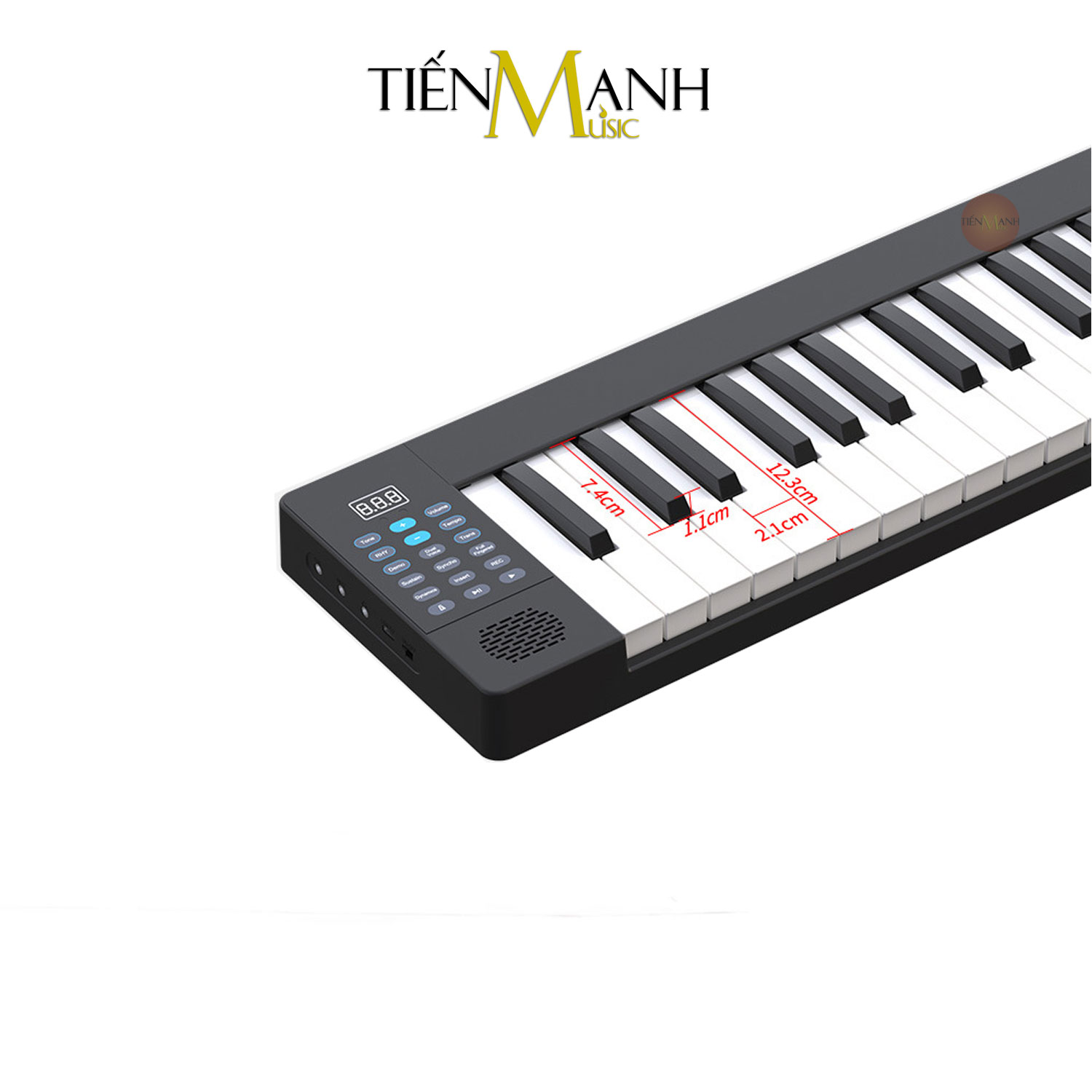 Bộ Đàn Piano Điện Konix PJ88S - Kèm Chân Gỗ - 88 Phím nặng Cảm ứng lực Có Loa Hàng Chính Hãng