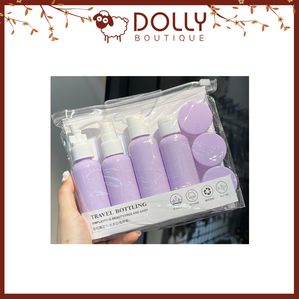 Bộ Chiết Mỹ Phẩm Du Lịch 7 Món Travel Bottling