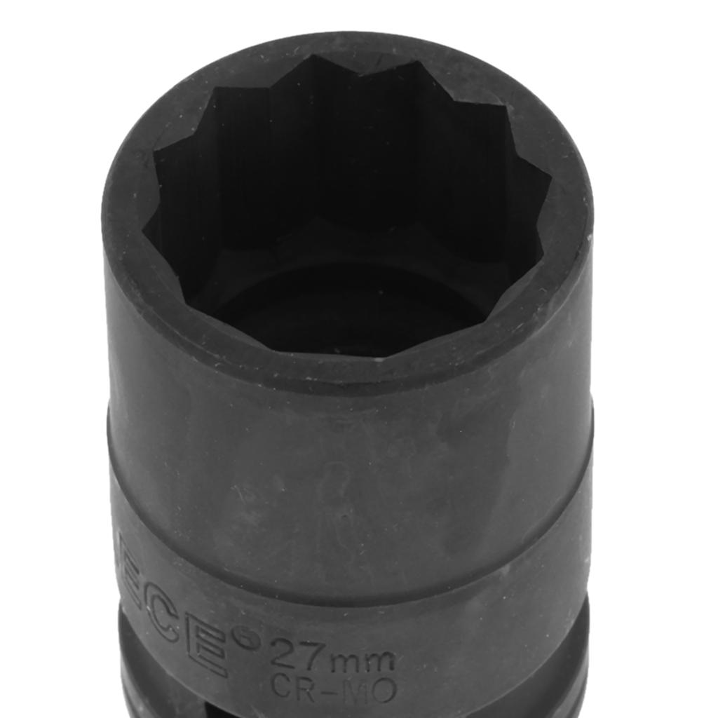 3/4" Square Drive 12 Point Deep Impact Socket 27mm