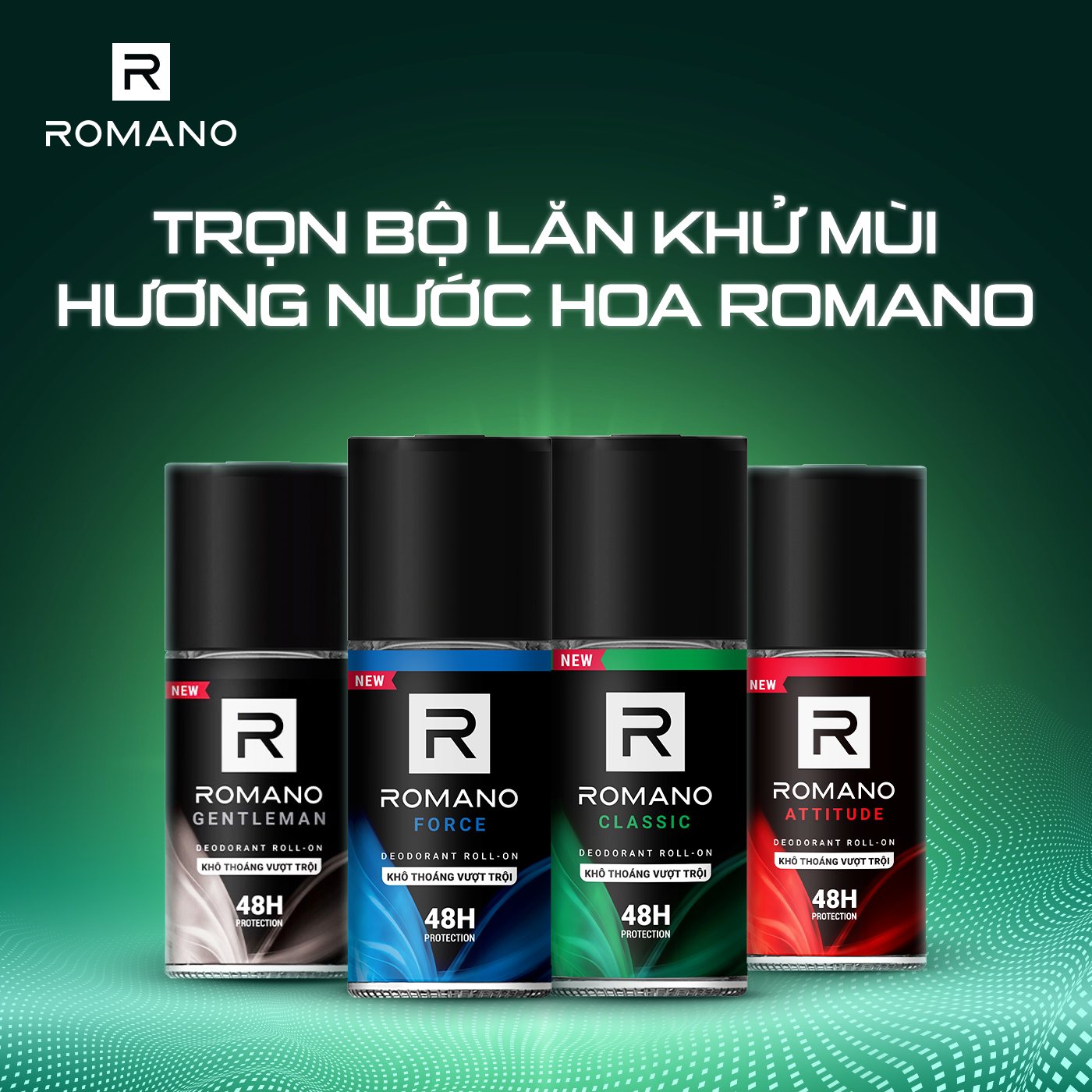 Xịt Ngăn Mùi Toàn Thân Romano Gentleman 150ml