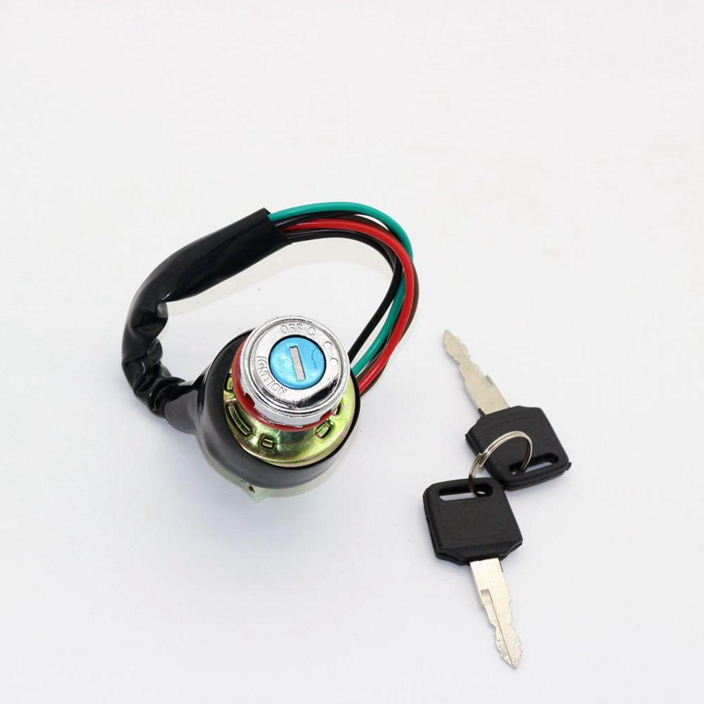 6 Wires Ignition Key Switch Replacement for 150/200/250cc Quad Dirt Bike ATV Buggy