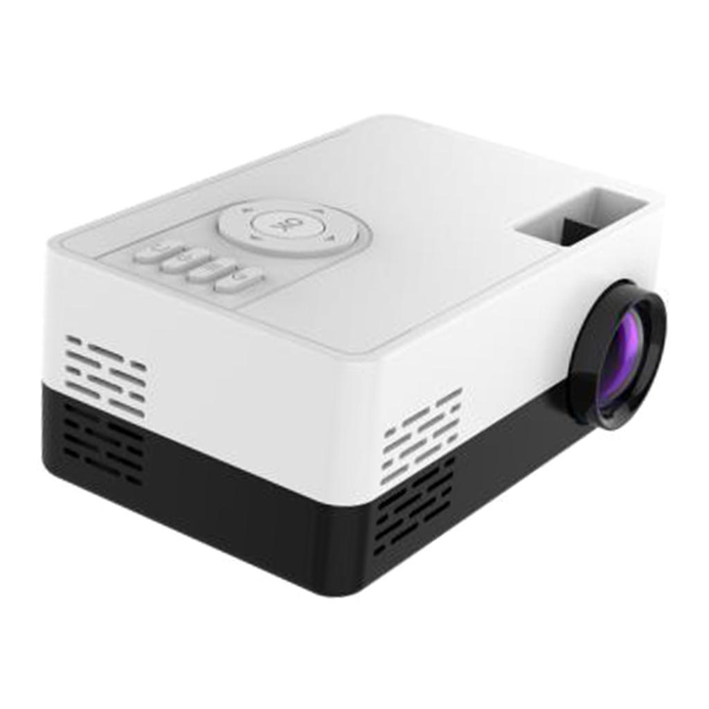 Mini Projector LED HD 1080P Home Movie Theater 20-60" Image US Plug