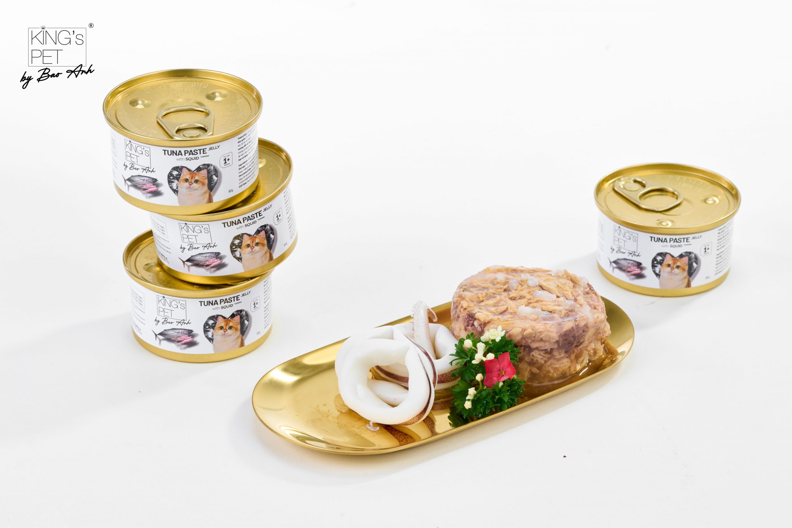 Pate Kingpet Bảo Anh Cao Cấp Dành Cho Mèo lon 80g