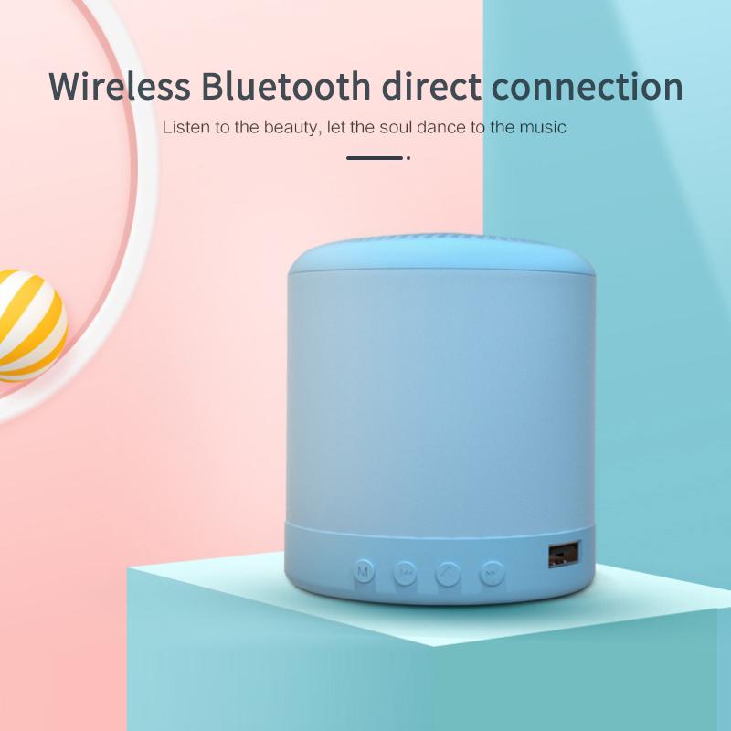 Loa mini phổ thông tương thích với Bluetooth Loa di động không dây rảnh tay cho phòng tắm Bể bơi Xe hơi Bãi biển Ngoài trời Màu sắc: hồng