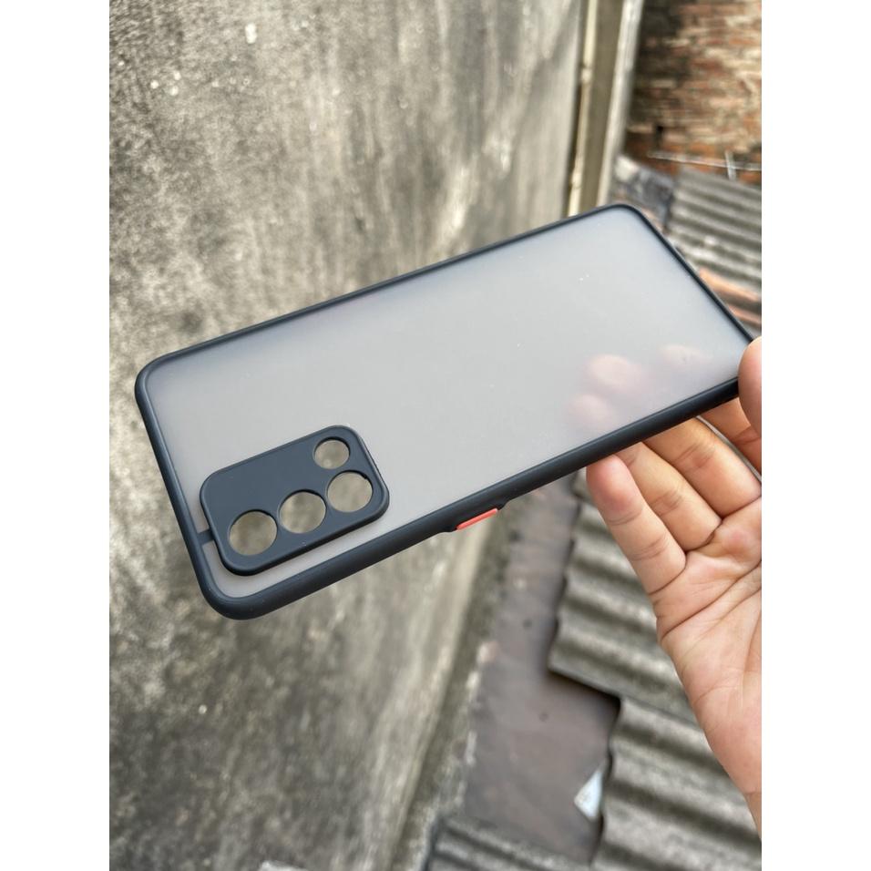 Ốp lưng cho Oppo A95 4G nhám viền dẻo màu bảo vệ Camera