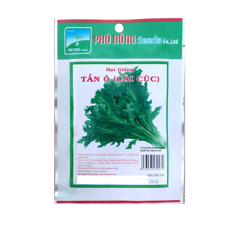 Hạt Giống Rau Tần Ô Phú Nông Gói 20 Gram