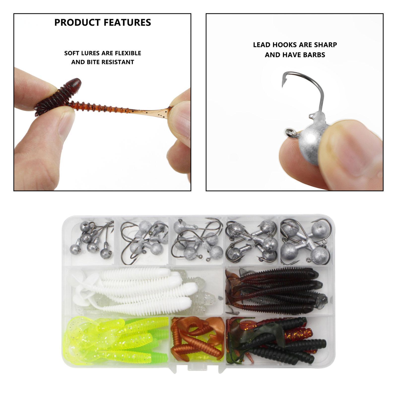 Bass Trout Salmon and lures for bass trout 75pcs