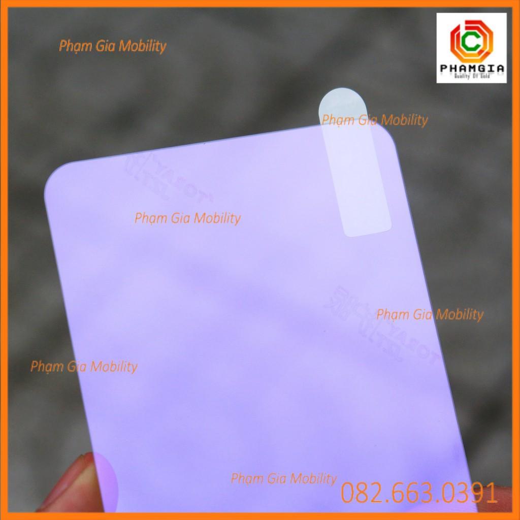 Kính cường lực dẻo nano cho vsmart active 3 9H ánh tím bảo vệ mắt,, không viền, full 98%